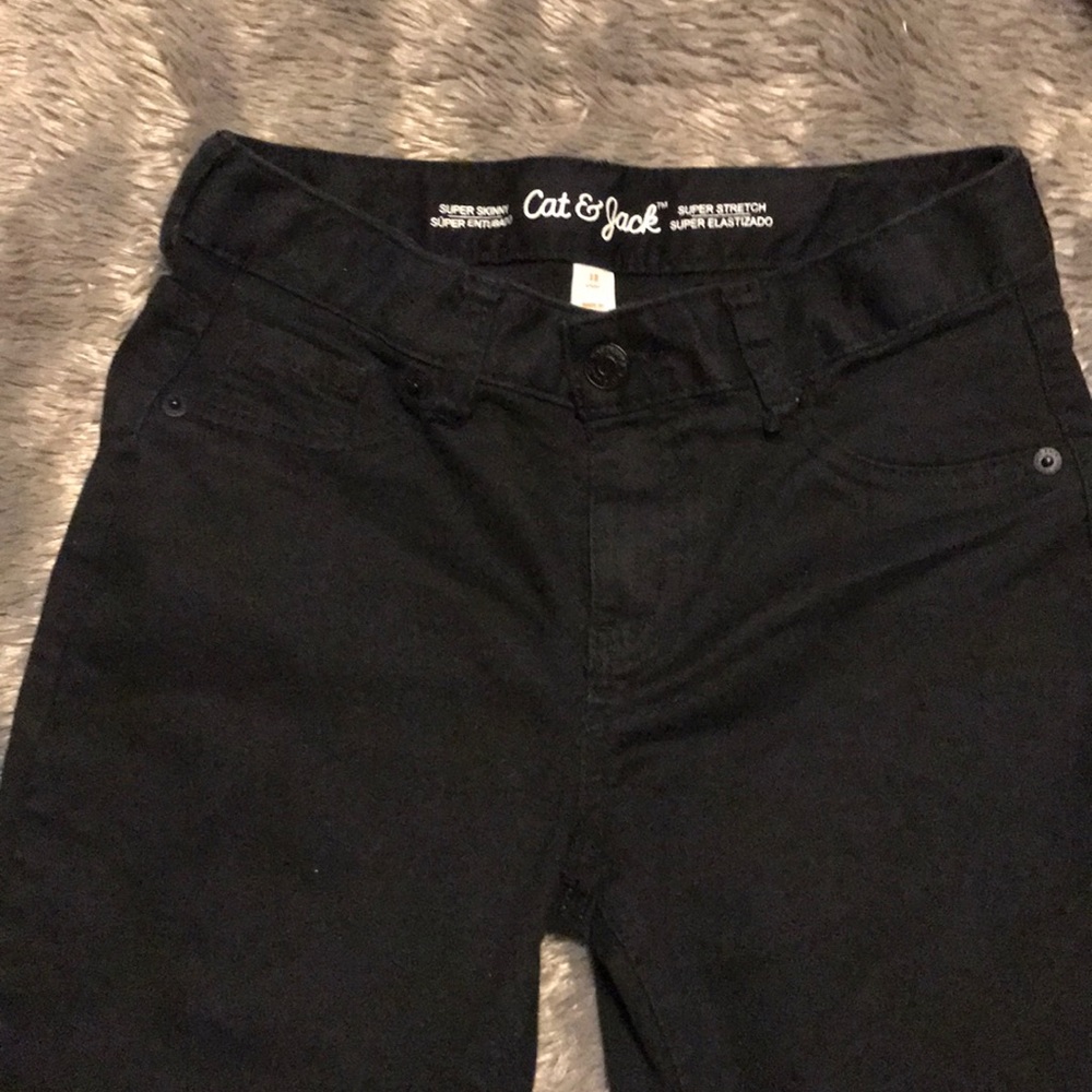 Brand new girls black jeans size 12 never worn